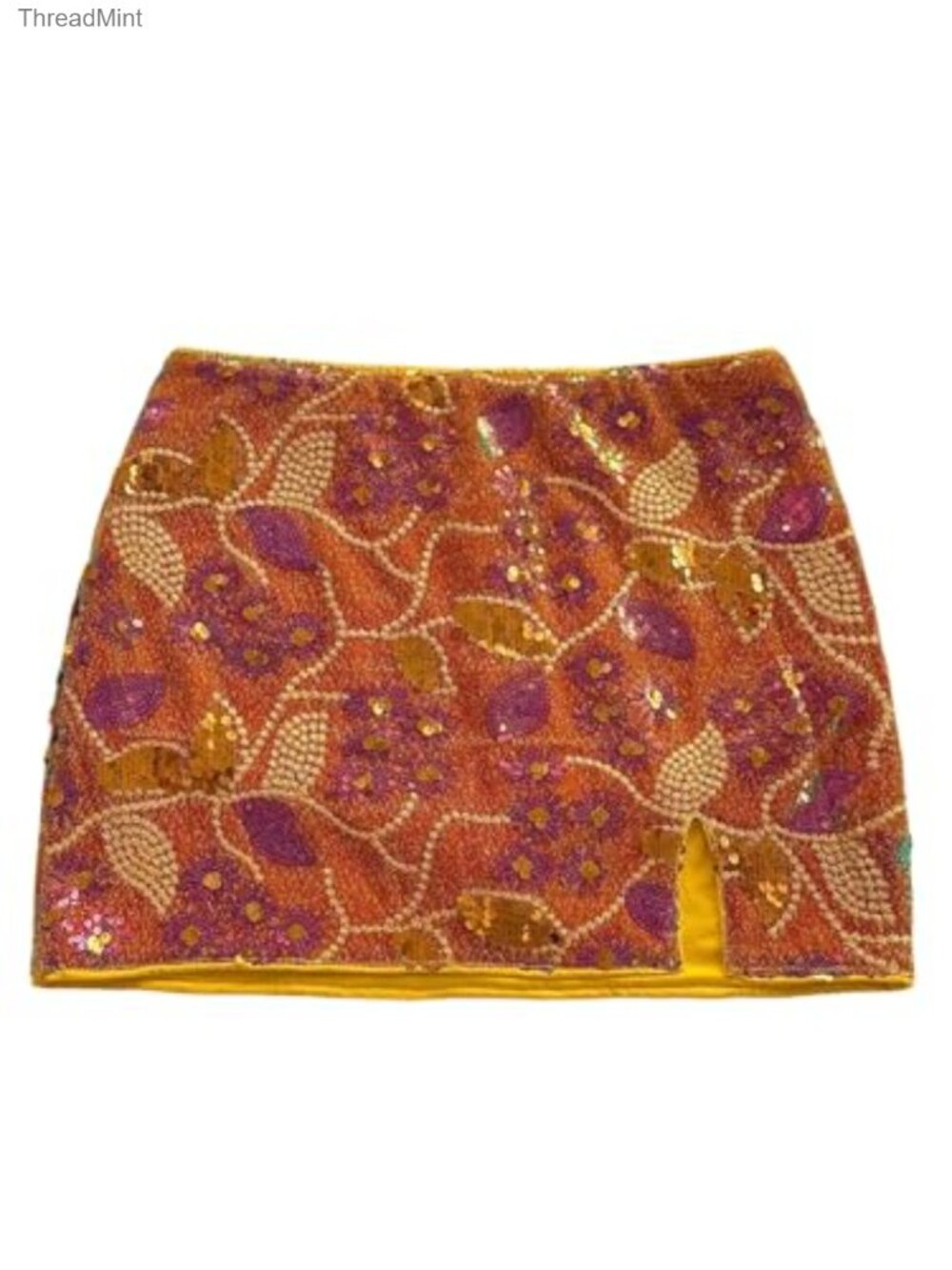 Sequin Sparkly Mini Skirt with Shorts, Low Rise Y2K Party Night Out